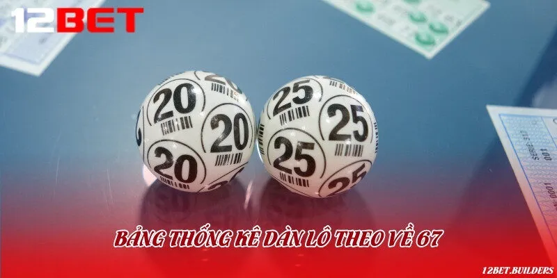 Thống kê các dàn lô đẹp đánh theo đề 67
