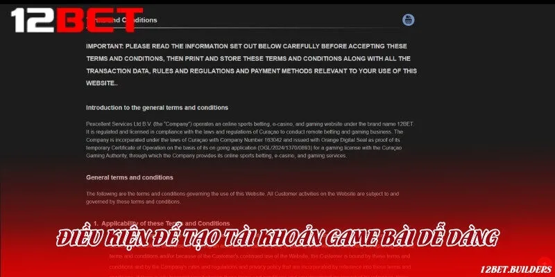 Những điều quan trọng để tạo tài khoản thành công