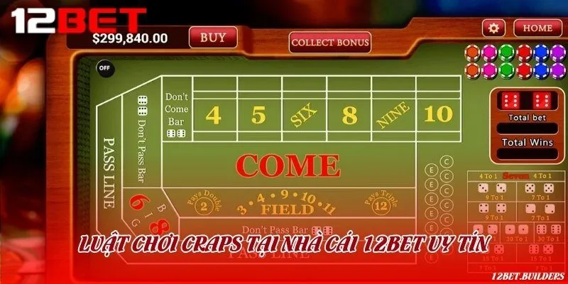 Các vòng chơi chi tiết đầy thú vị trong Craps